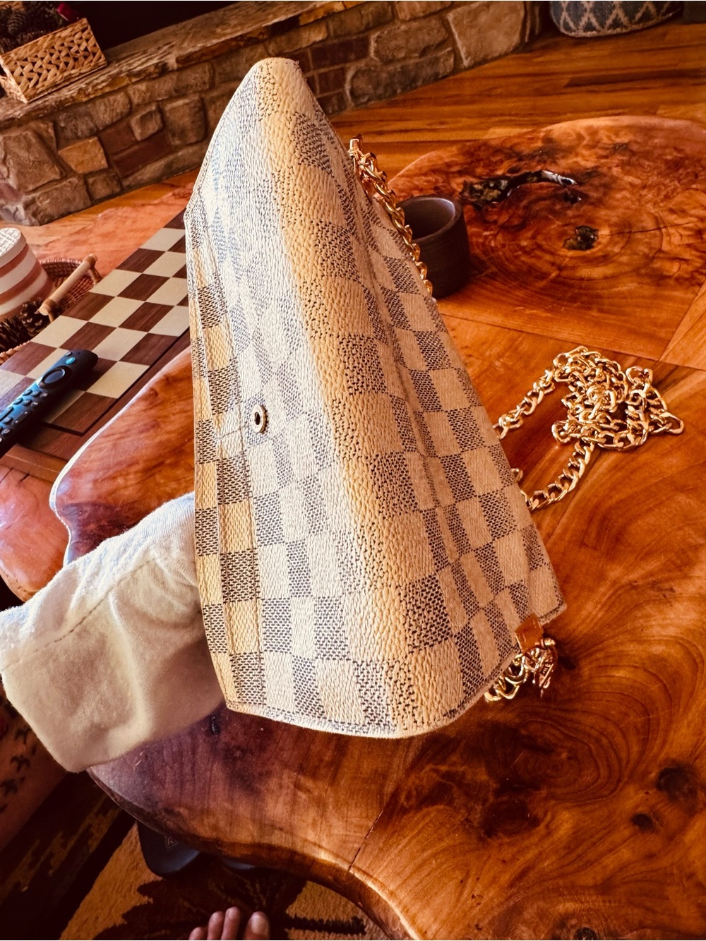 Louis Vuitton DAMIER Sarah wallet converted Crossbody vintage - Picture 11 of 17